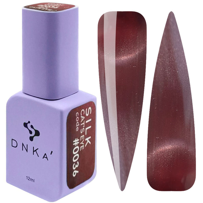 COLOR GEL POLISH CAT`S EYE "DNKa", 12 ml #0036 SILK - Ivaka Store