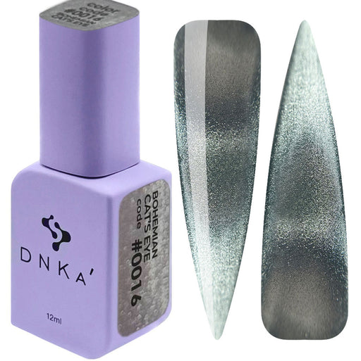 COLOR GEL POLISH "DNKa", 12 ml #0016 Cat's Eye - Ivaka Store