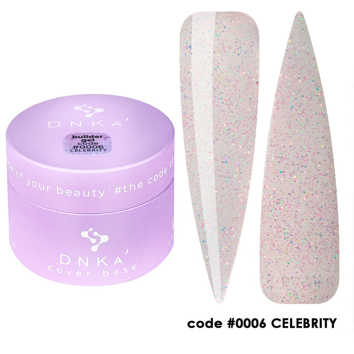 BUILDER GEL "DNKa", 30 ml #0006 Celebrity