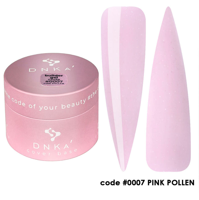 BUILDER GEL "DNKa", 30 ml #0007 Pink Pollen