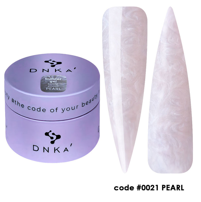 BUILDER GEL "DNKa", 30 ml #0021 Pearl