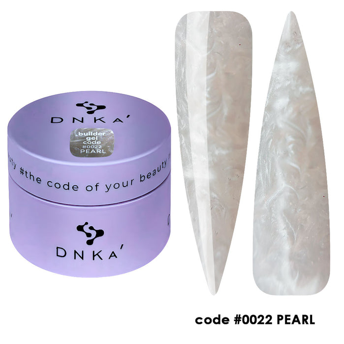 BUILDER GEL "DNKa", 30 ml #0022 Pearl