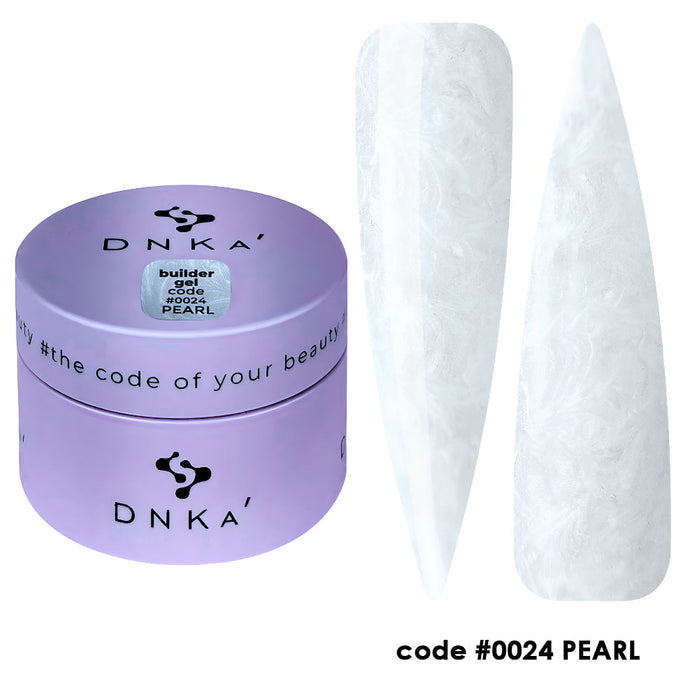 BUILDER GEL "DNKa", 30 ml #0024 Pearl