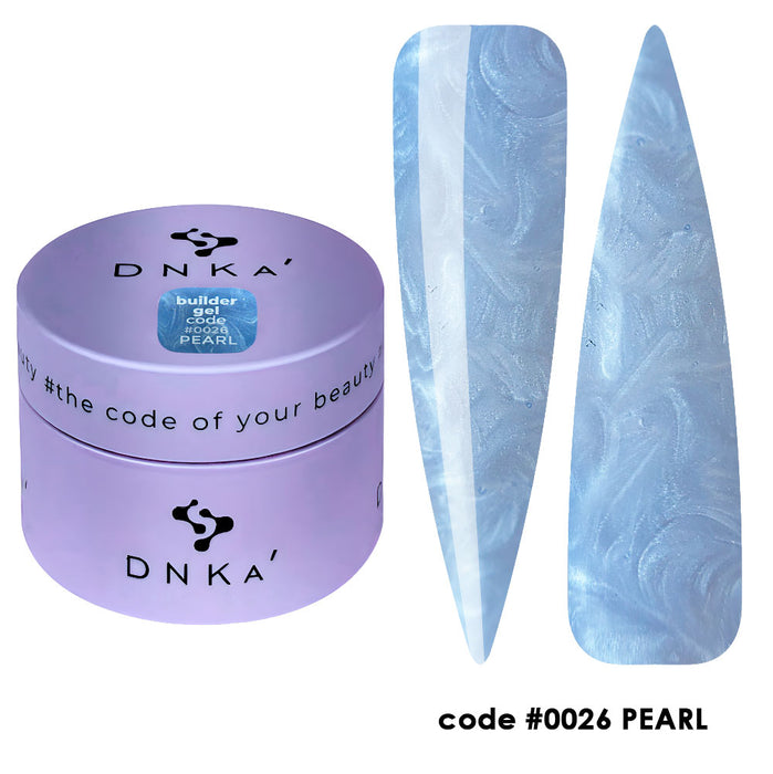 BUILDER GEL "DNKa", 30 ml #0026 Pearl