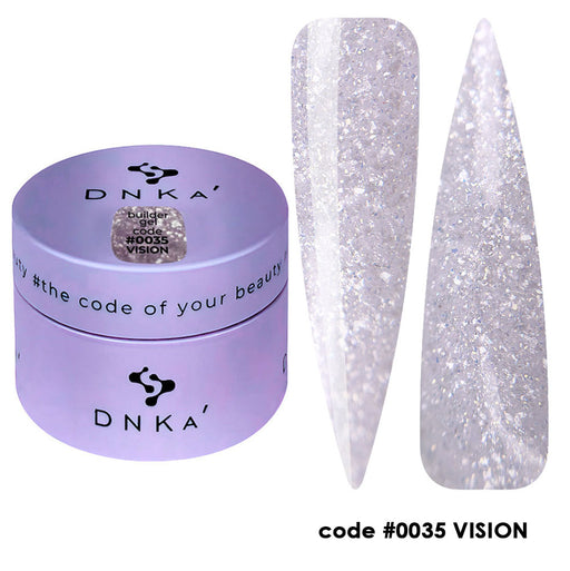 BUILDER GEL NEW FORMULA "DNKa", 30 ml #0035 Vision - Ivaka Store