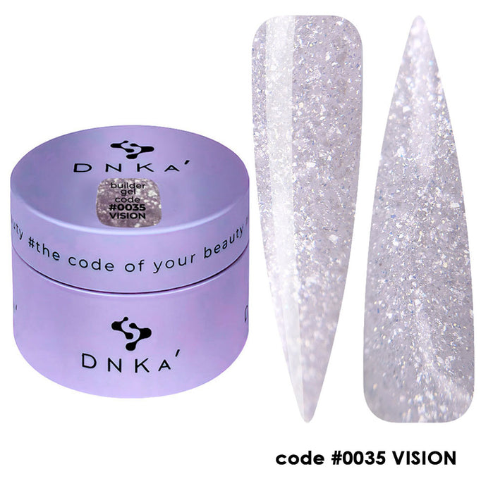 BUILDER GEL NEW FORMULA "DNKa", 30 ml #0035 Vision - Ivaka Store