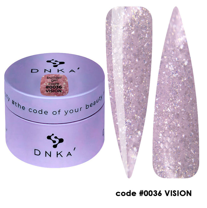 BUILDER GEL NEW FORMULA "DNKa", 30 ml #0036 Vision - Ivaka Store