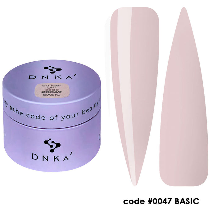 BUILDER GEL NEW FORMULA "DNKa", 15-30 ml #0047 Basic