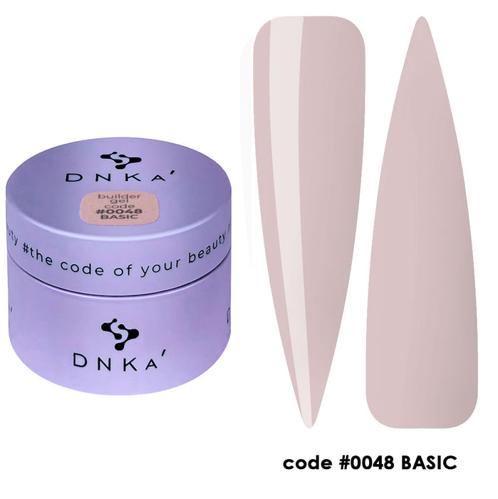 BUILDER GEL NEW FORMULA "DNKa", 30 ml #0048 Basic - Ivaka Store