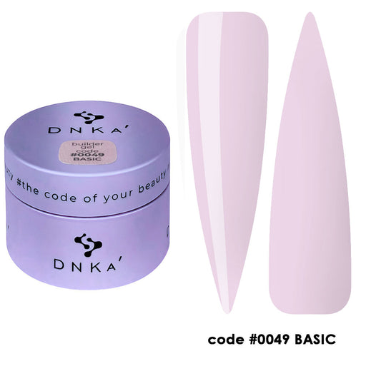 BUILDER GEL NEW FORMULA "DNKa", 30 ml #0049 Basic - Ivaka Store