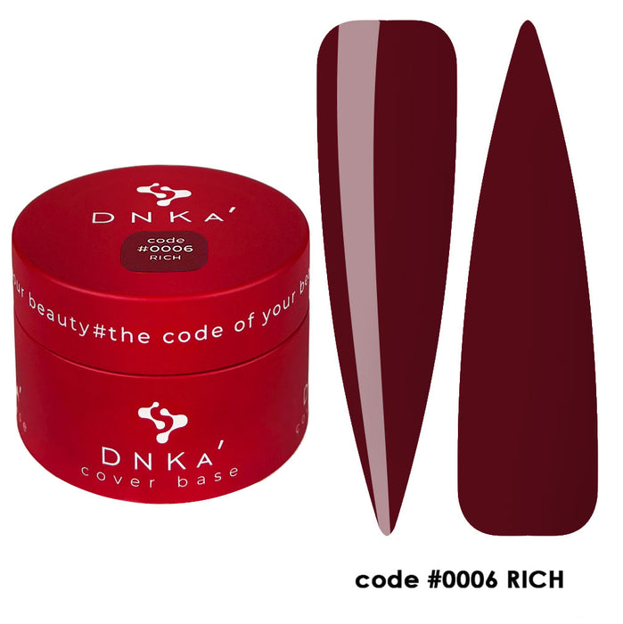 RUBBER BASE FRENCH "DNKa" (cover), 12-30 ml #0006 Rich - Ivaka Store