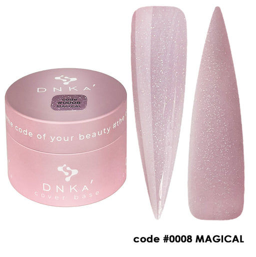 RUBBER BASE FRENCH "DNKa" (cover), 12 ml #0008 Magical - Ivaka Store
