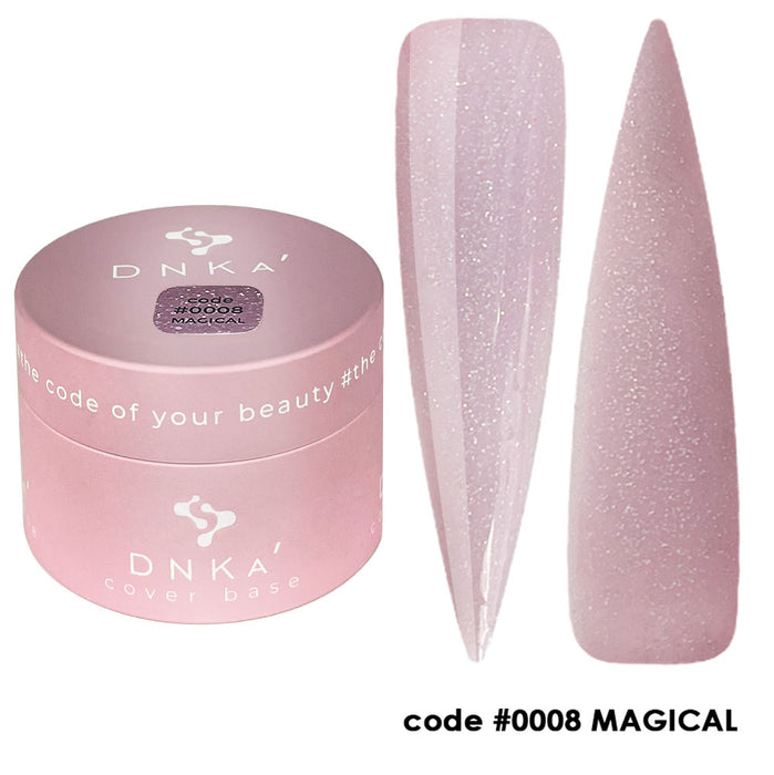 RUBBER BASE FRENCH "DNKa" (cover), 12 ml #0008 Magical - Ivaka Store