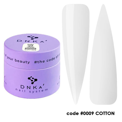 JELLY GEL "DNKa", 15 ml #0009 Cotton - Ivaka Store