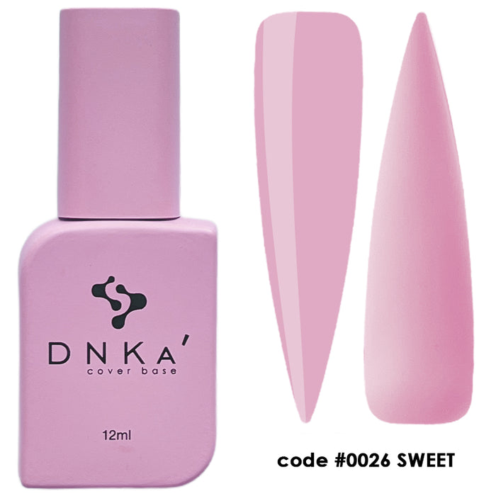 RUBBER BASE FRENCH "DNKa" (cover), 12 ml #0026 Sweet