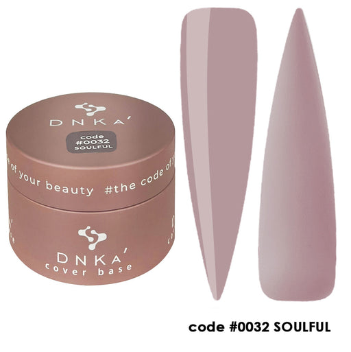 RUBBER BASE FRENCH "DNKa" (cover), #0032 Soulful 12-30 ml - Ivaka Store