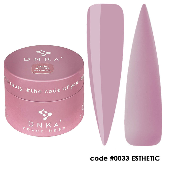 RUBBER BASE FRENCH "DNKa" (cover), #0033 Esthetic 12-30 ml - Ivaka Store