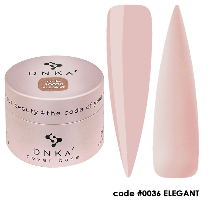 RUBBER BASE FRENCH "DNKa" (cover), #0036 Elegant 30 ml - Ivaka Store