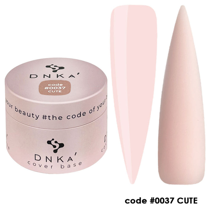 RUBBER BASE FRENCH "DNKa" (cover), #0037 Cute 12-30 ml - Ivaka Store