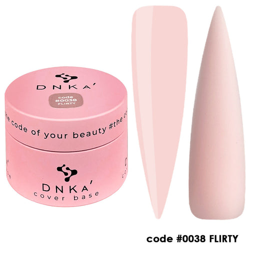 RUBBER BASE FRENCH "DNKa" (cover), 12-30 ml #0038 Flirty - Ivaka Store