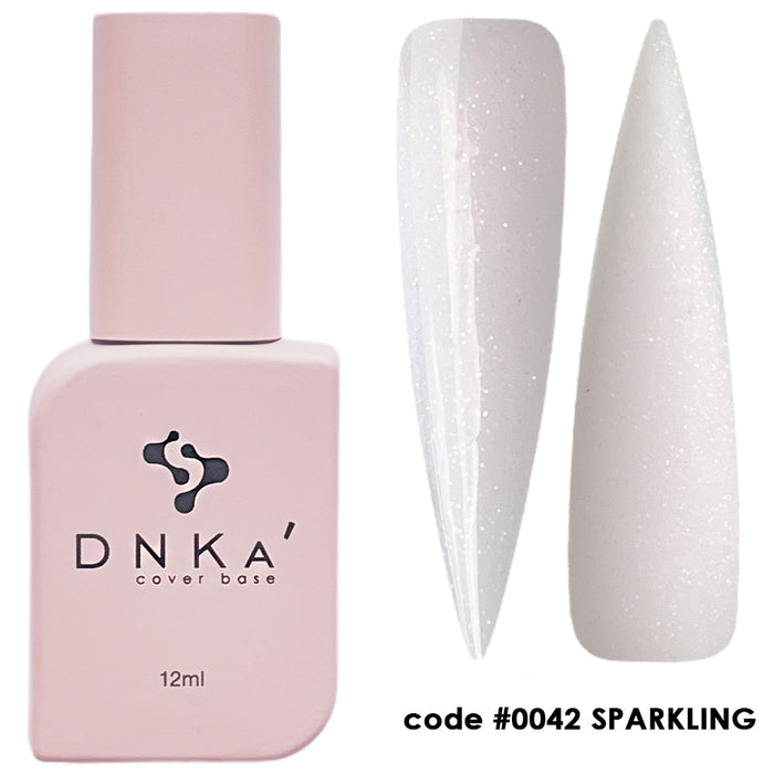 RUBBER BASE FRENCH "DNKa" (cover), 12 ml #0042 Sparkling