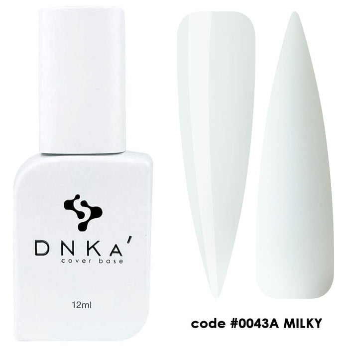 RUBBER BASE FRENCH "DNKa" (cover), 12 ml #0043A' Milky