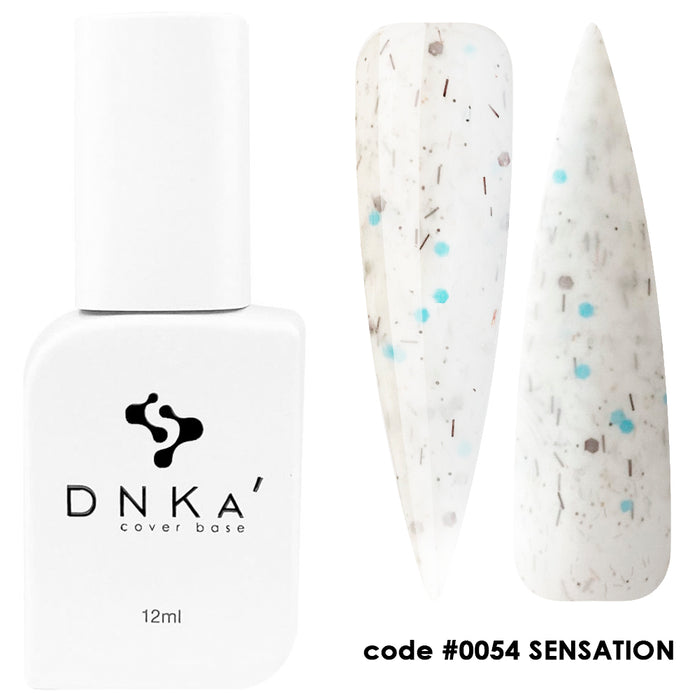 RUBBER BASE FRENCH "DNKa" (cover), 12 ml #0054 Sensation - Ivaka Store