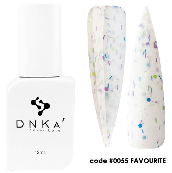 RUBBER BASE FRENCH "DNKa" (cover), 12 ml #0055 Favourite - Ivaka Store
