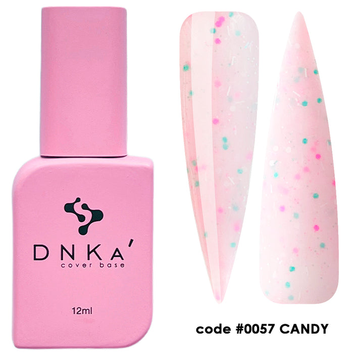 RUBBER BASE FRENCH "DNKa" (cover), 12 ml #0057 Candy - Ivaka Store