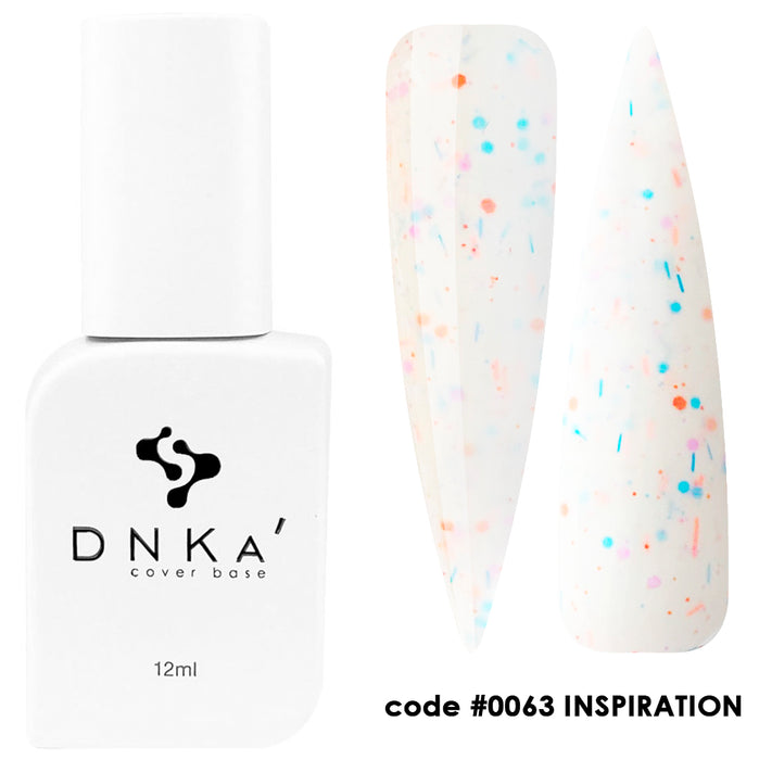 RUBBER BASE FRENCH "DNKa" (cover), 12 ml #0063 Inspiration - Ivaka Store