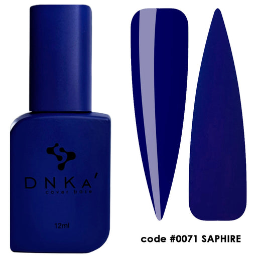 RUBBER BASE FRENCH "DNKa" (cover), 12 ml #0071 Saphire - Ivaka Store