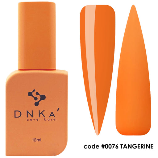 RUBBER BASE FRENCH "DNKa" (cover), 12 ml #0076 Tangerine - Ivaka Store