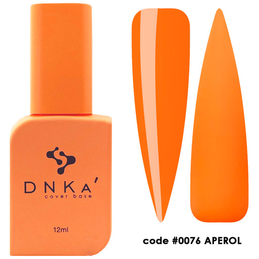 RUBBER BASE FRENCH "DNKa" (cover), 12 ml #0076 Aperol - Ivaka Store