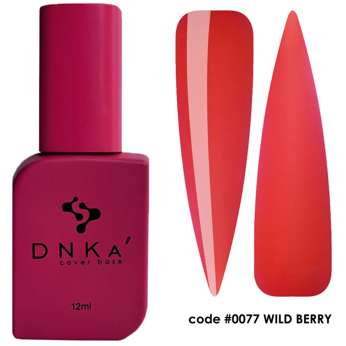 RUBBER BASE FRENCH "DNKa" (cover), 12 ml #0077 Wild Berry - Ivaka Store