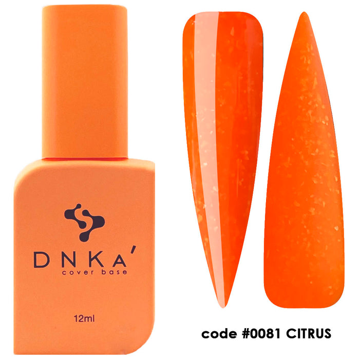 RUBBER BASE FRENCH "DNKa" (cover), 12 ml #0081 Citrus