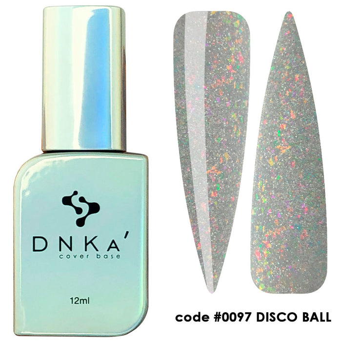 RUBBER BASE FRENCH "DNKa" (cover), 12 ml #0097 Disco Ball - Ivaka Store