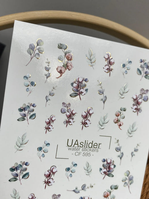 Sticker Water Decal CF-595, Lavender Blossom