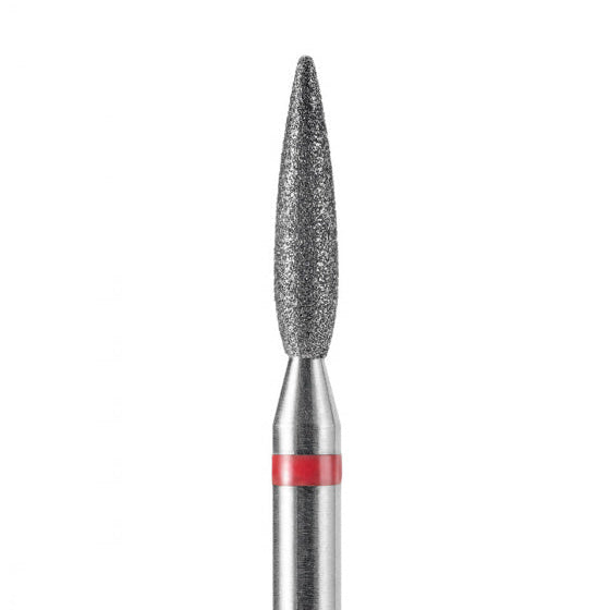 DARK Diamant-Fräser Stumpfe Flamme 2,3 × 10 mm (Rot)