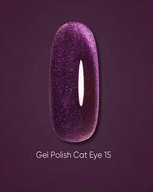 DARK Gel Polish Cat Eye 15, 6 ml - Ivaka Store