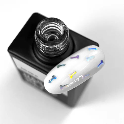 NAILSOFTHEDAY Fun! Top 01 , 10 ml - Ivaka Store