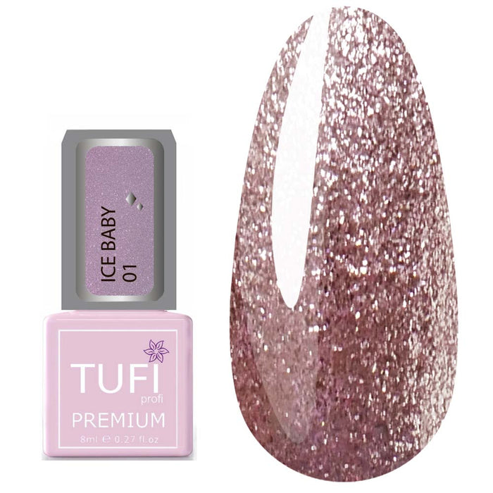 Gellack TUFI profi PREMIUM Ice Baby №01 Arctic 8ml (0102214) - Ivaka Store