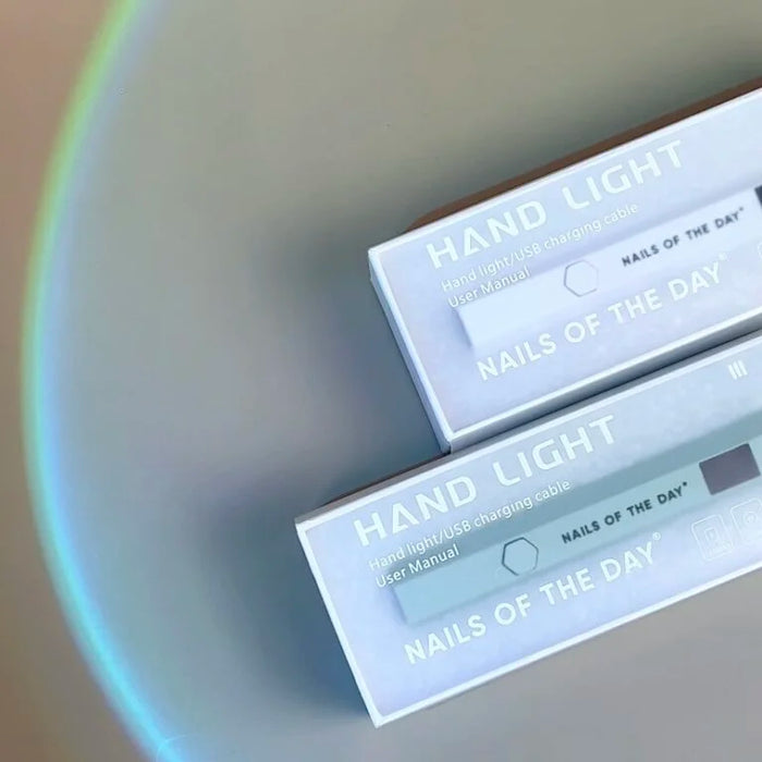 NAILSOFTHEDAY Nagellampe – Weiß, Taschenlampe für Ober- und Unterformen - Ivaka Store