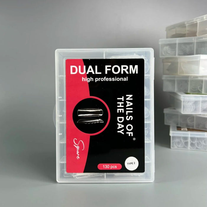 NAILSOFTHEDAY Dual Form Square 01 (Type2), 130 pieces - Ivaka Store