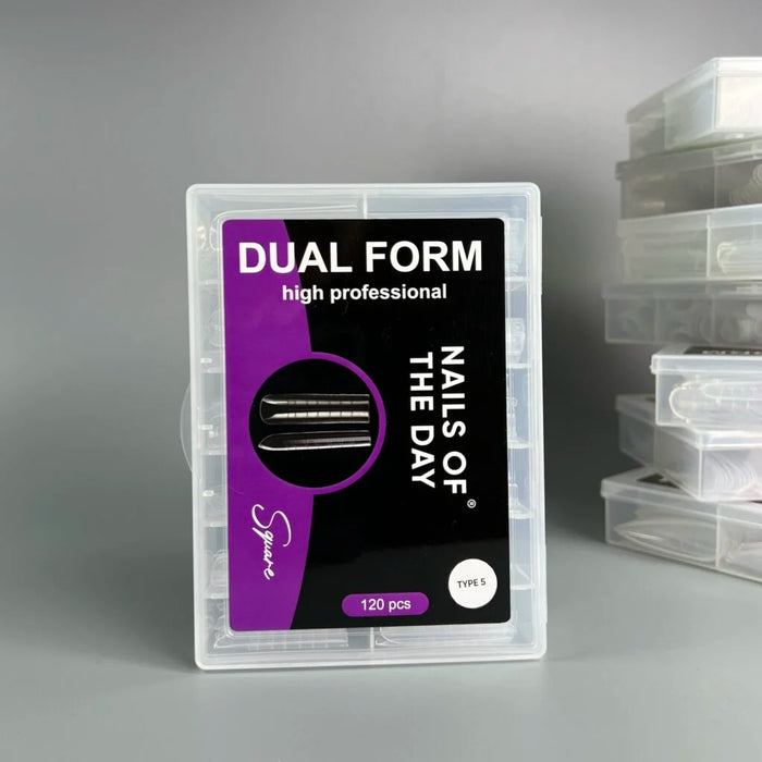 NAILSOFTHEDAY Dual Form Square 03 (Type5), 120 pieces - Ivaka Store