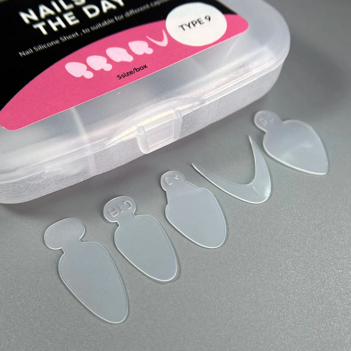 NAILSOFTHEDAY French tips guide MOLDS (Type9), 60 pieces