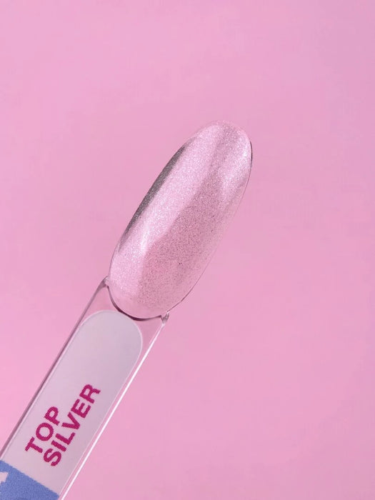 Lunamoon Top Silver 13ml Transparent mit Glitzer - Ivaka Store