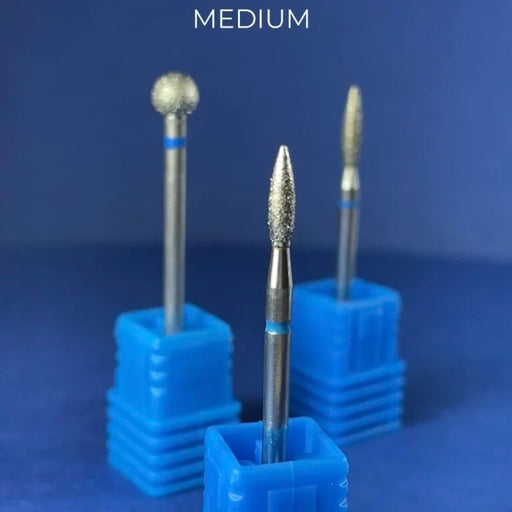 NAILSOFTHEDAY Diamant-Fräser “Flamme” blau 2,1*8 mm - Ivaka Store