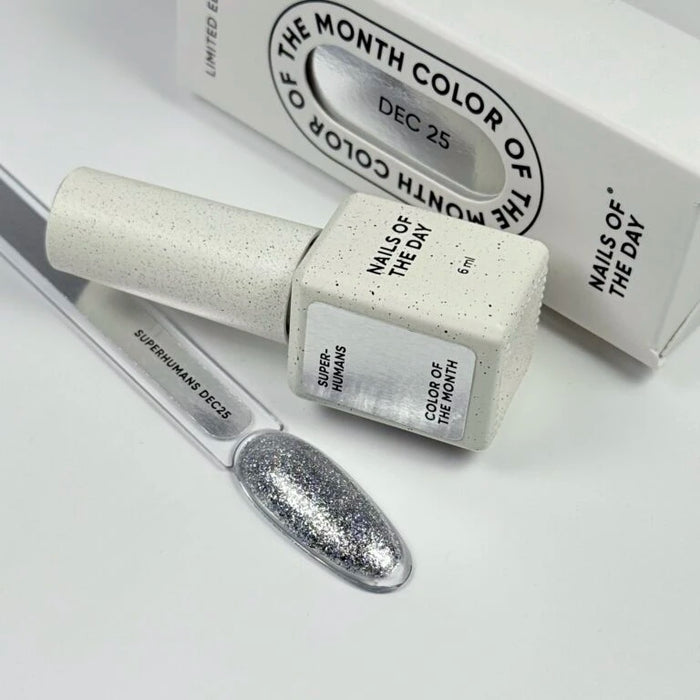 NAILSOFTHEDAY Color of the month December 2025 SUPERHUMANS, 6 ml