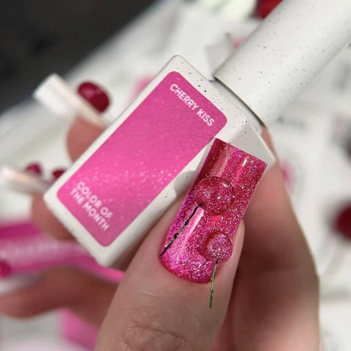 NAILSOFTHEDAY Color of the month June 2025 CHERRY KISS Cat eye, 10 ml - Ivaka Store