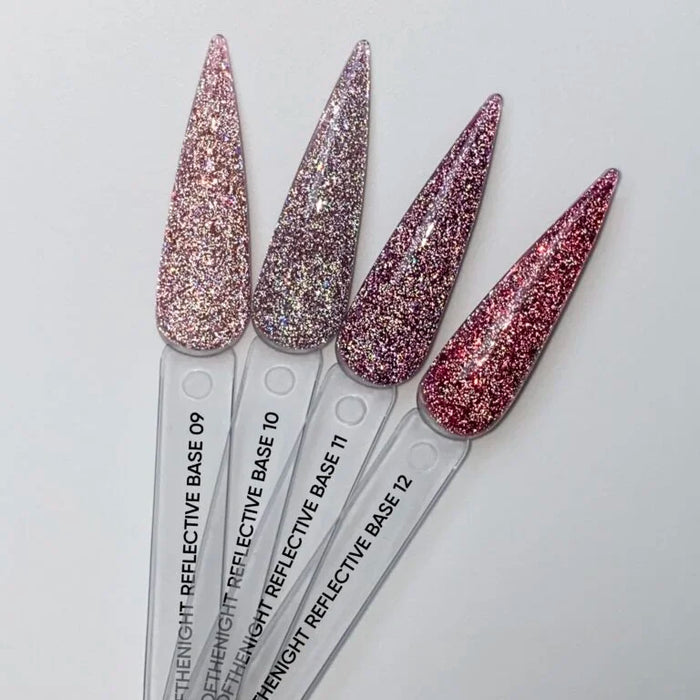 NAILSOFTHEDAY, NAILSOFTHENIGHT Reflective base 12, 10 ml - Ivaka Store